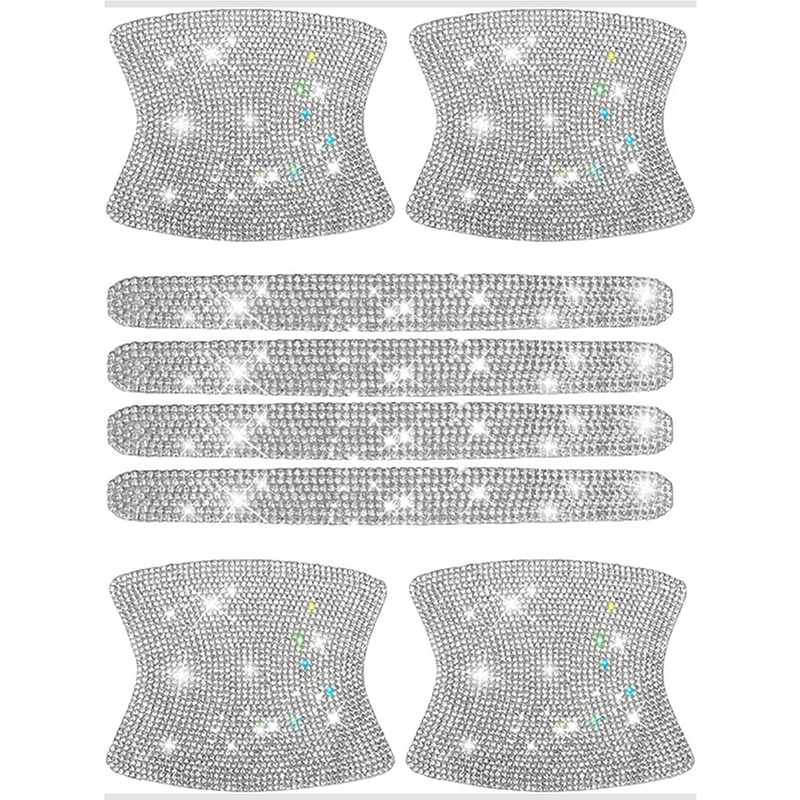 Rhinestone Car Door Handle Scratch Protector Stickers