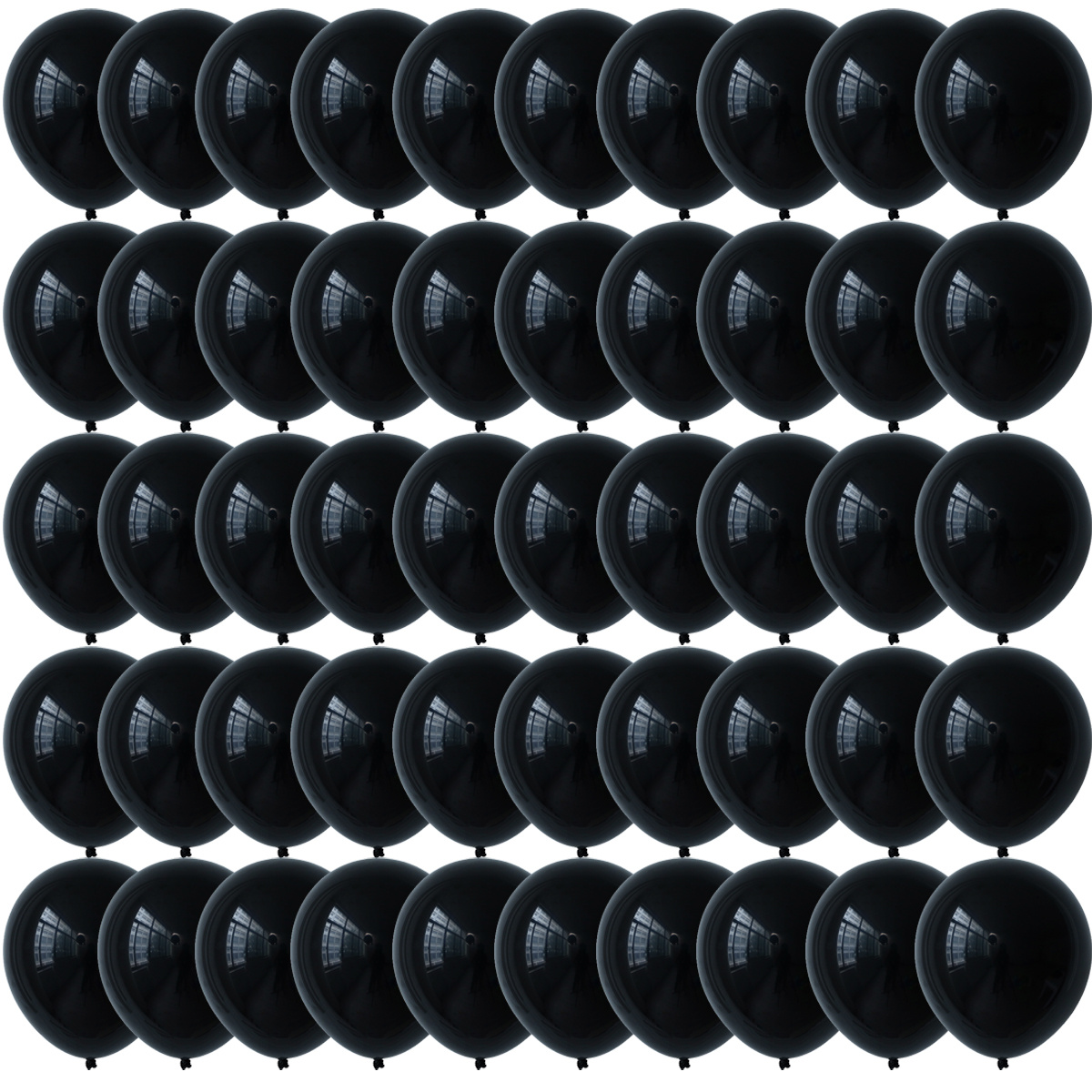 Paquete de 300 globos negros, globos de látex negros de 12 pulgadas, globos  negros a granel para varias decoraciones de fiesta, guirnalda de globos de