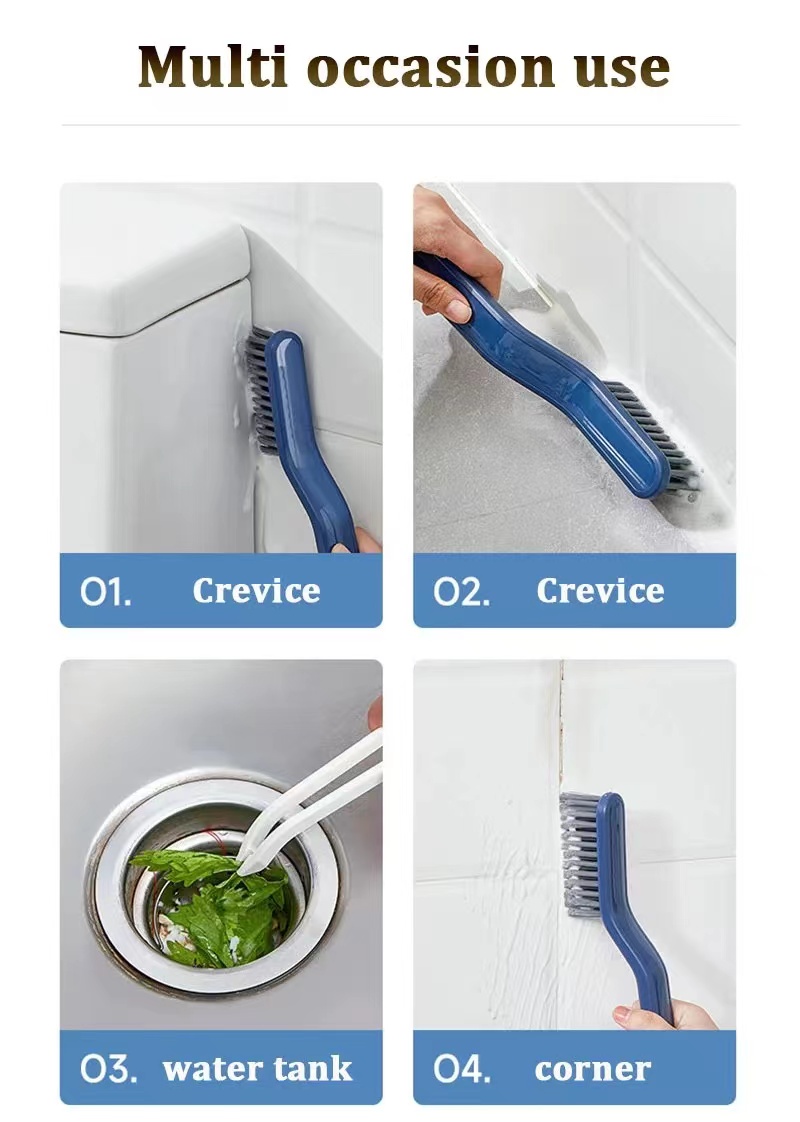 2-in-1 Multi-functional Cleaning Brush - Long Handle For Bathtub & Tile  Cleaning - Essential Cleaning Tool! - Temu