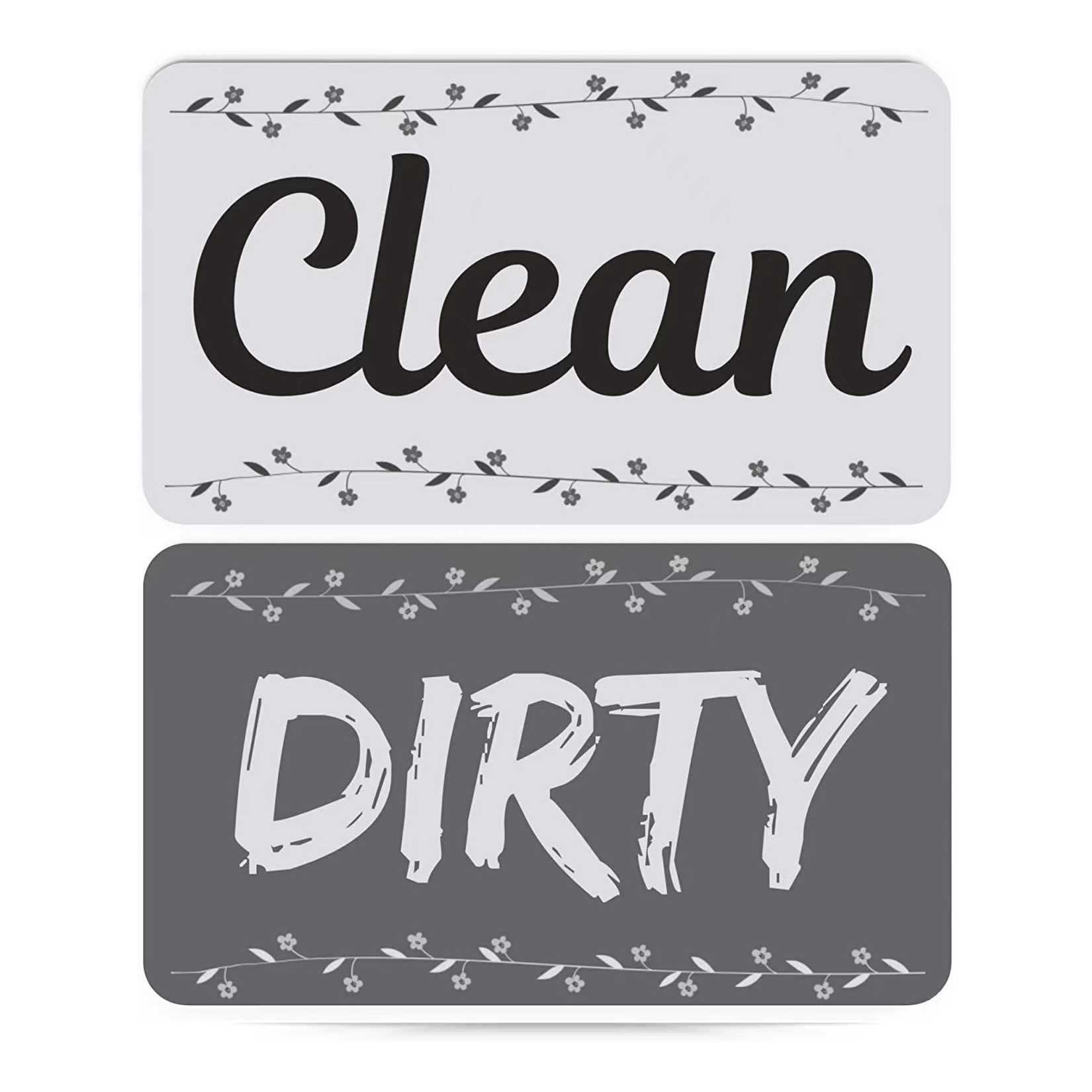  Dishwasher Magnet Clean Dirty Sign, Stylish Dirty Clean  Dishwasher Magnet