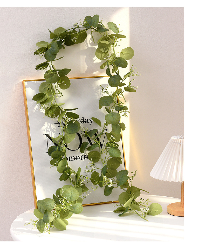 Eucalyptus Garland Artificial Faux Garland Wall Decor Silver - Temu