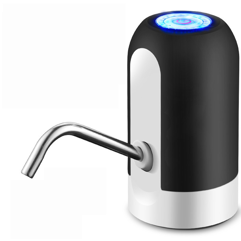 Pompe de distribution de bouteille d'eau 5 gallons Pompe de cruche d'eau  potable électrique automatique Pompe de distribution d'eau de charge USB  étanche pour la maison, le bureau, la cuisine, le camping
