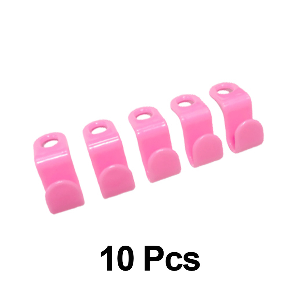 Comforhous 100 pcs colorful clothes hanger connector hooks