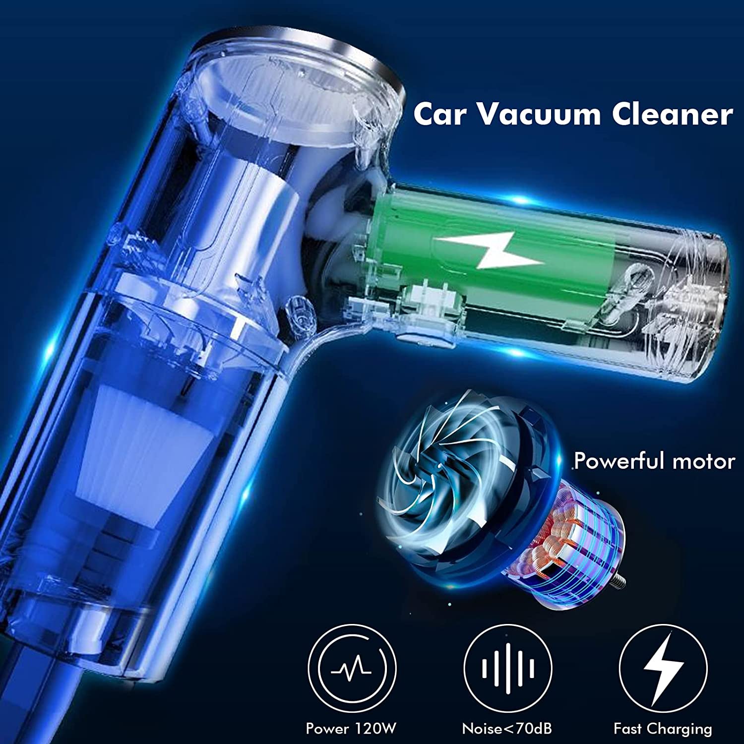 Car Vacuum Cleaner Mini Handheld Cordless Vacuum Cleaner Temu
