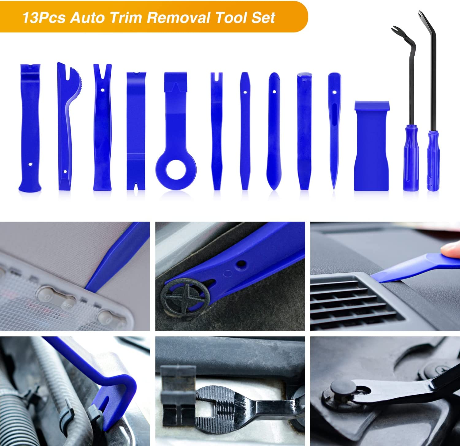 Removal Tool Kit Auto Door Clip Panel Trim Removal Tool Kits - Temu