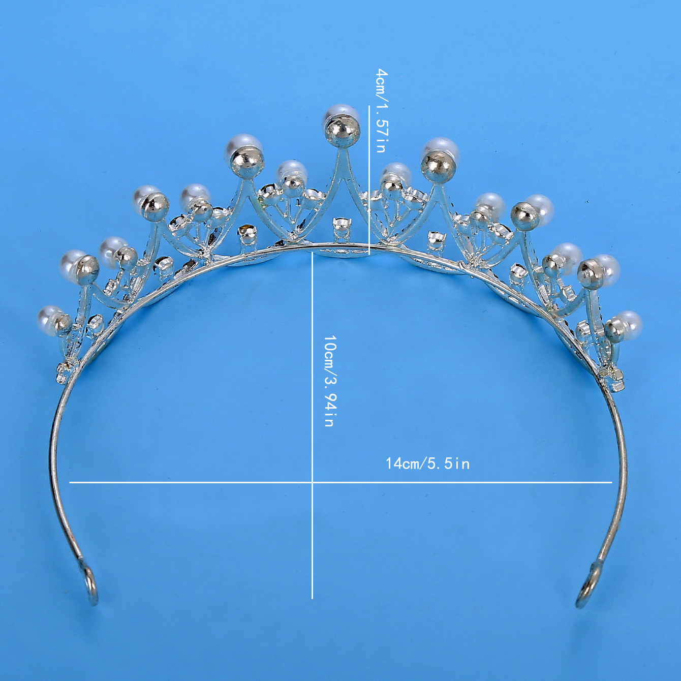 Pearl Shaped Crown Bridal Wedding Birthday Party Hair Crown Temu