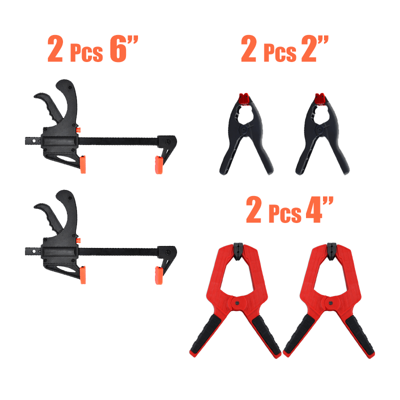 Woodworking Clamp Multipurpose Durable Fast Ratchet Spring Clamps for Home  Improvement Arts and Crafts Nylon Durable Material