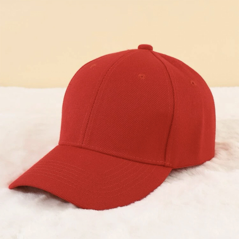 Baseball Cap Men Plain Blank One Size Adjustable Solid Hat Cream