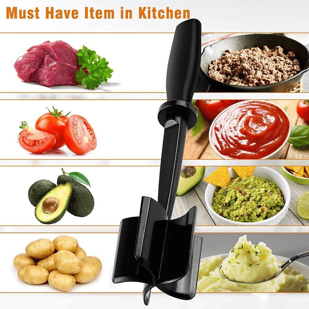 1pc Heat Resistant Meat Pounding Spatula And Chopper For Perfectly Ground  Hamburger, Beef, And Turkey, Don't Miss These Great Deals