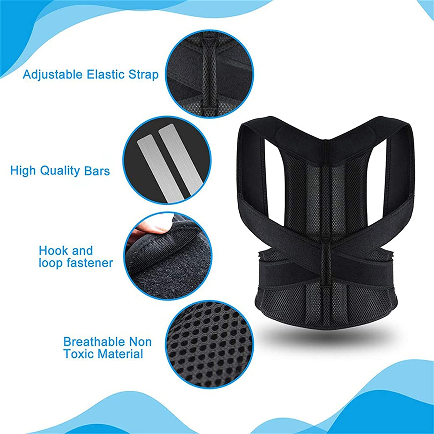 Men's Tight Waist Trainers Back Brace Posture Corrector - Temu