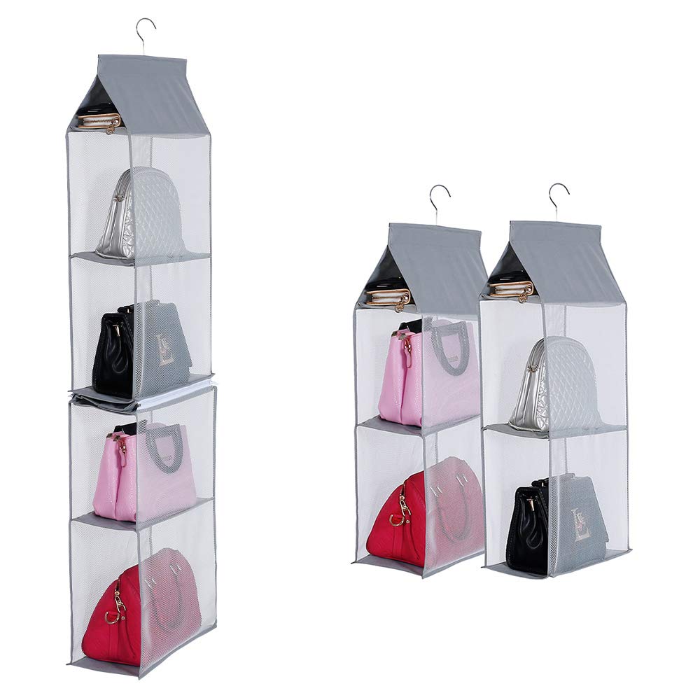 Clear Closet Organizer Handbag Tote Bag Detachable Hanging - Temu