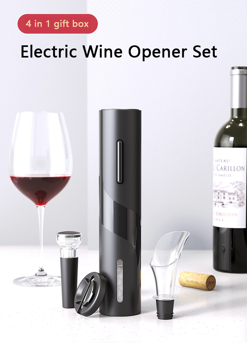 Valentigrl Tire-bouchon électrique automatique pour bouteille de vin avec  coupe-capsule, ouvre-bouteille électrique réutilisable : : Cuisine  et Maison