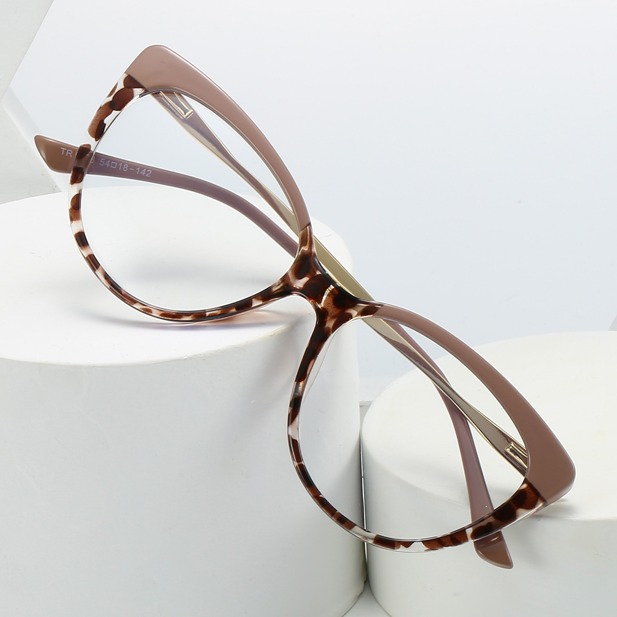 Brown Vintage Cateye Eyeglasses Tortoise Shell Cateye 