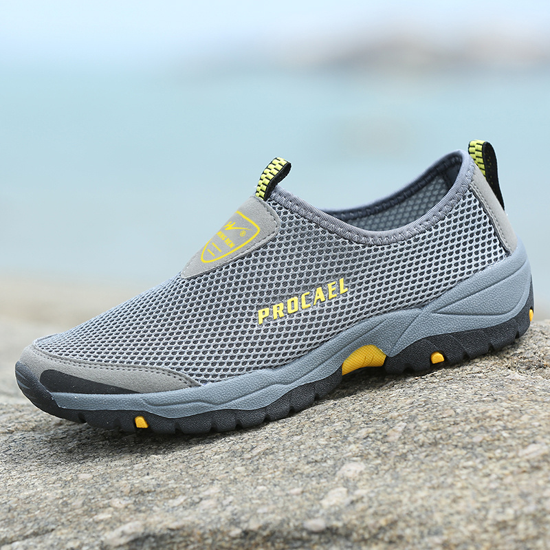 Lightweight Casual Shoes Men Breathable Mesh Outdoor Non - Temu Australia