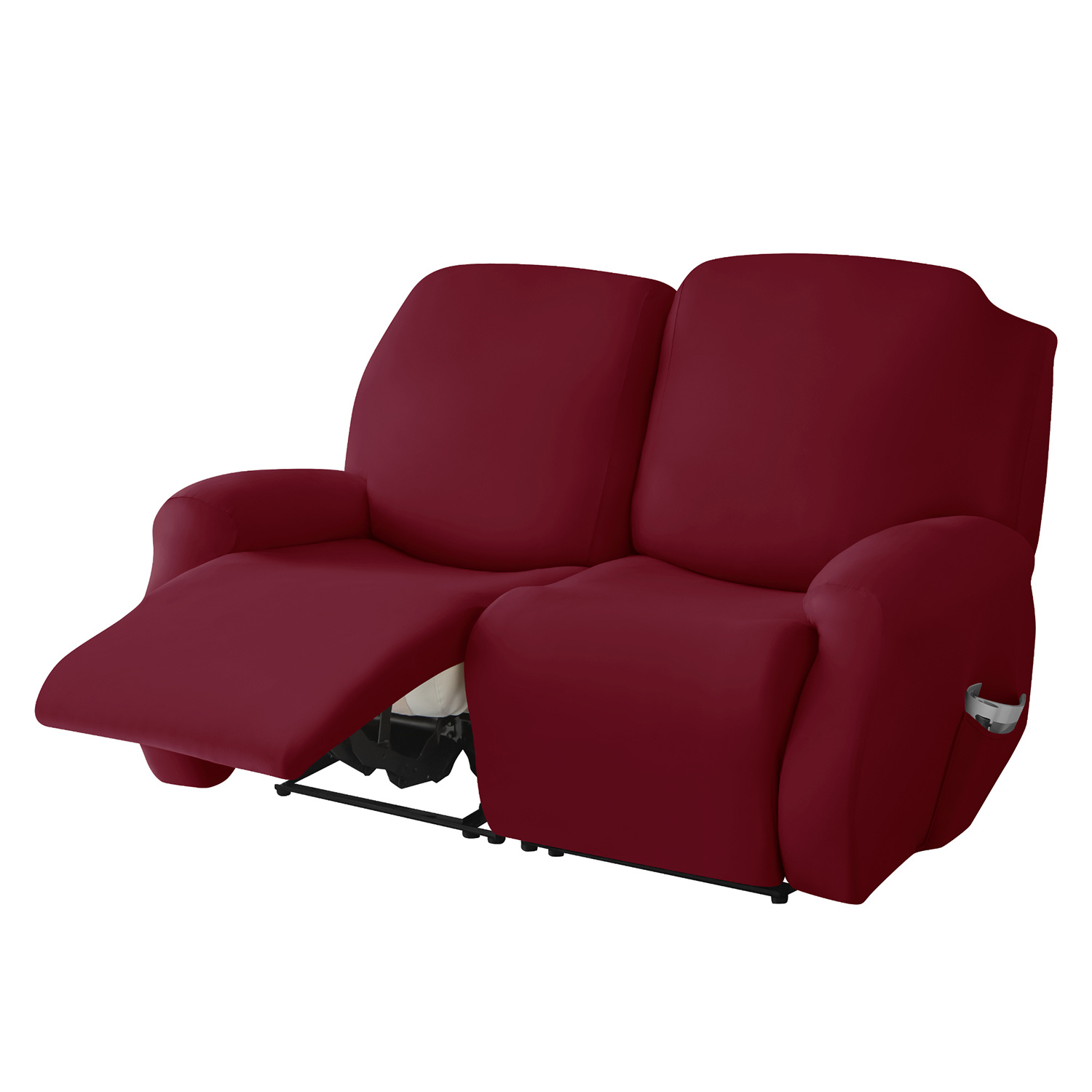 Pack 2 Fundas de sillón 1 plaza (70-110) cm rojo MILAN