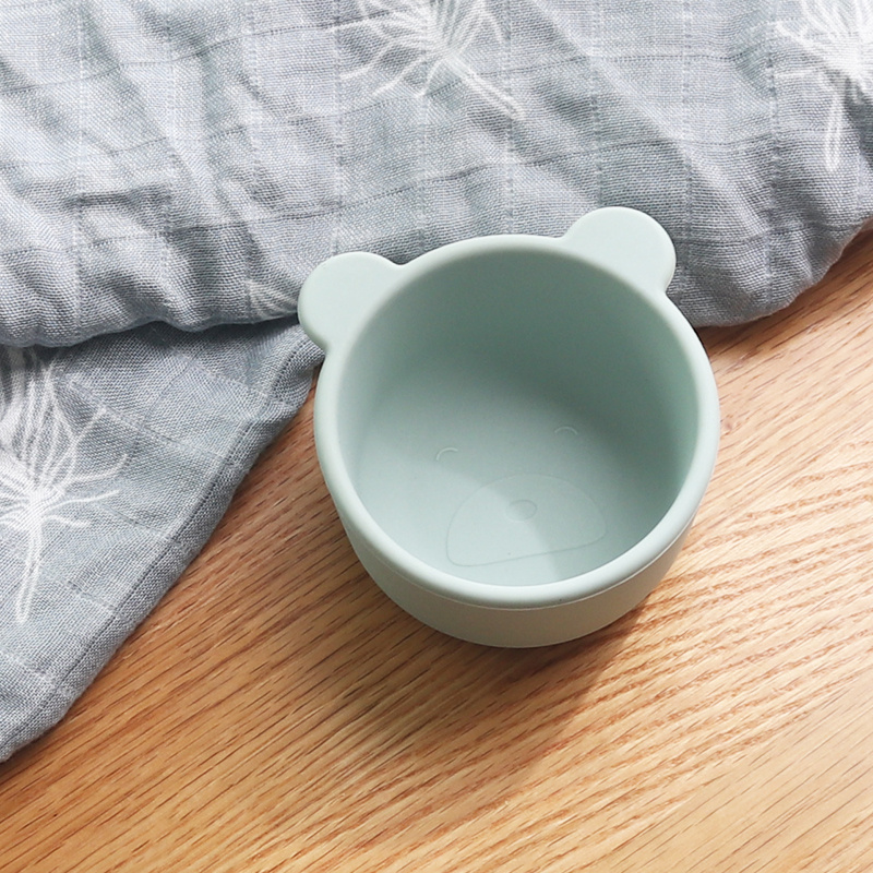 BPA Silicone Baby Food Bowl for Feeding & Tableware