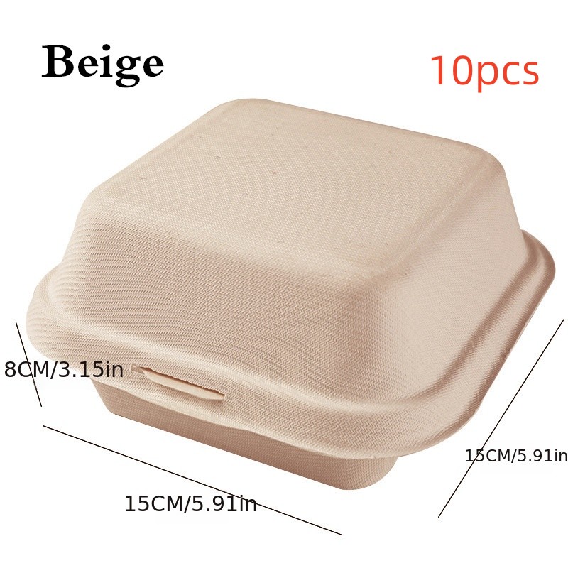 Biodegradable Take Away Disposable Paper Bento Packaging Box