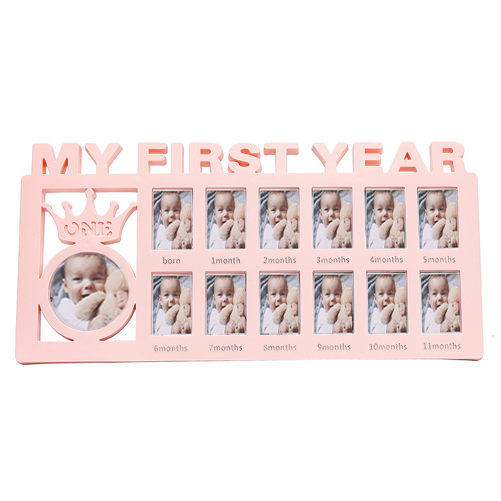 12 Month Growth Record Photo Frame for Baby