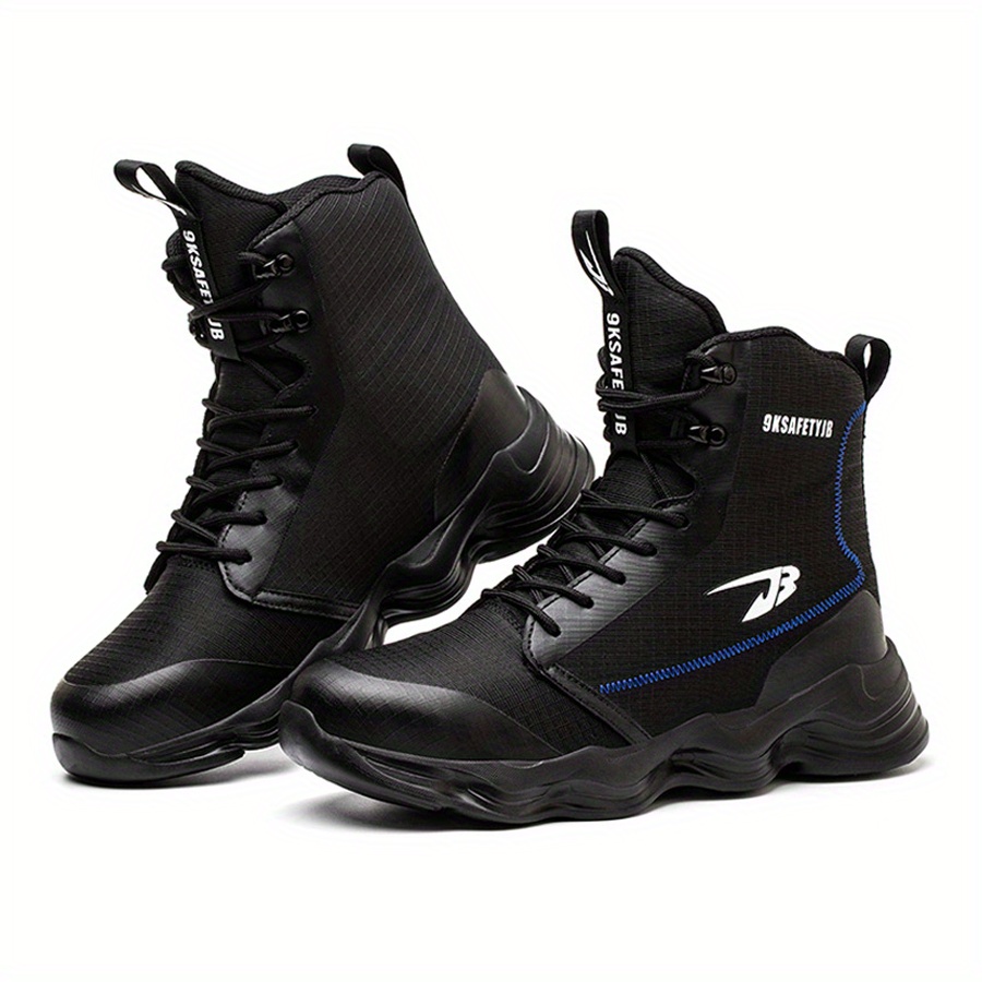 Unisex Work Safety Shoes Steel Toe High Top Sneakers