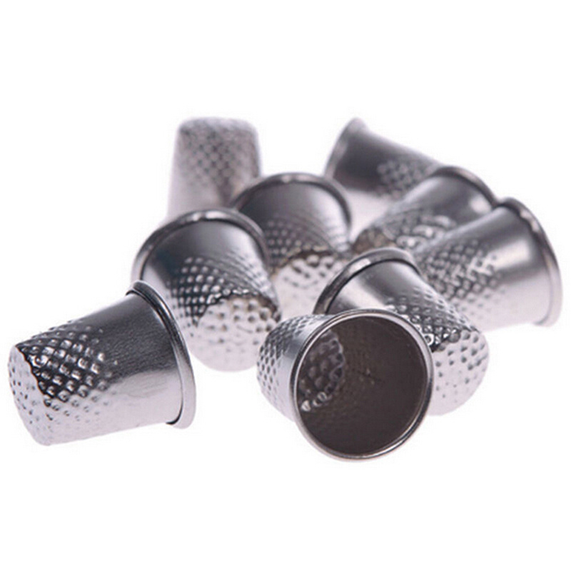 Thimble Sewing Press-fit Thimble Finger Sleeve Household Adjustable Thimble  Ferrule Metal V5Z6 