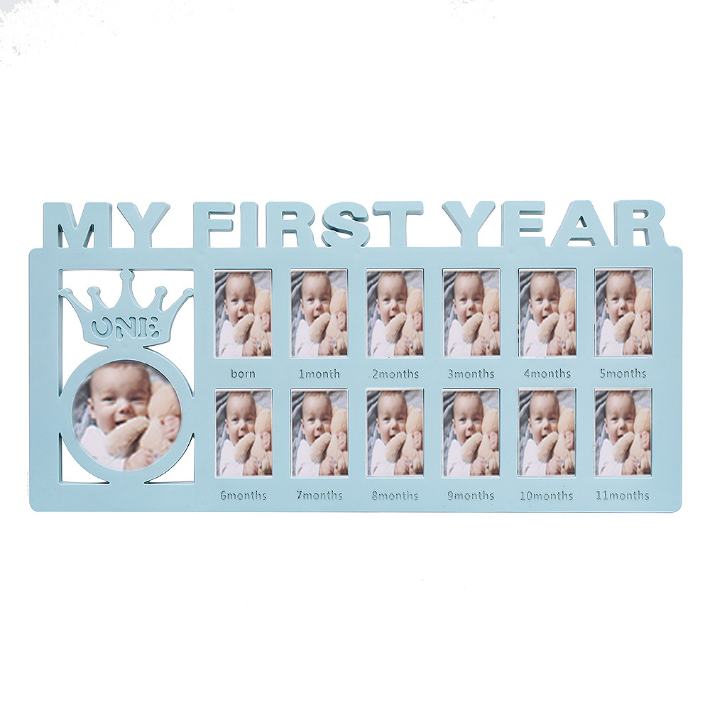 12 Month Growth Record Photo Frame for Baby
