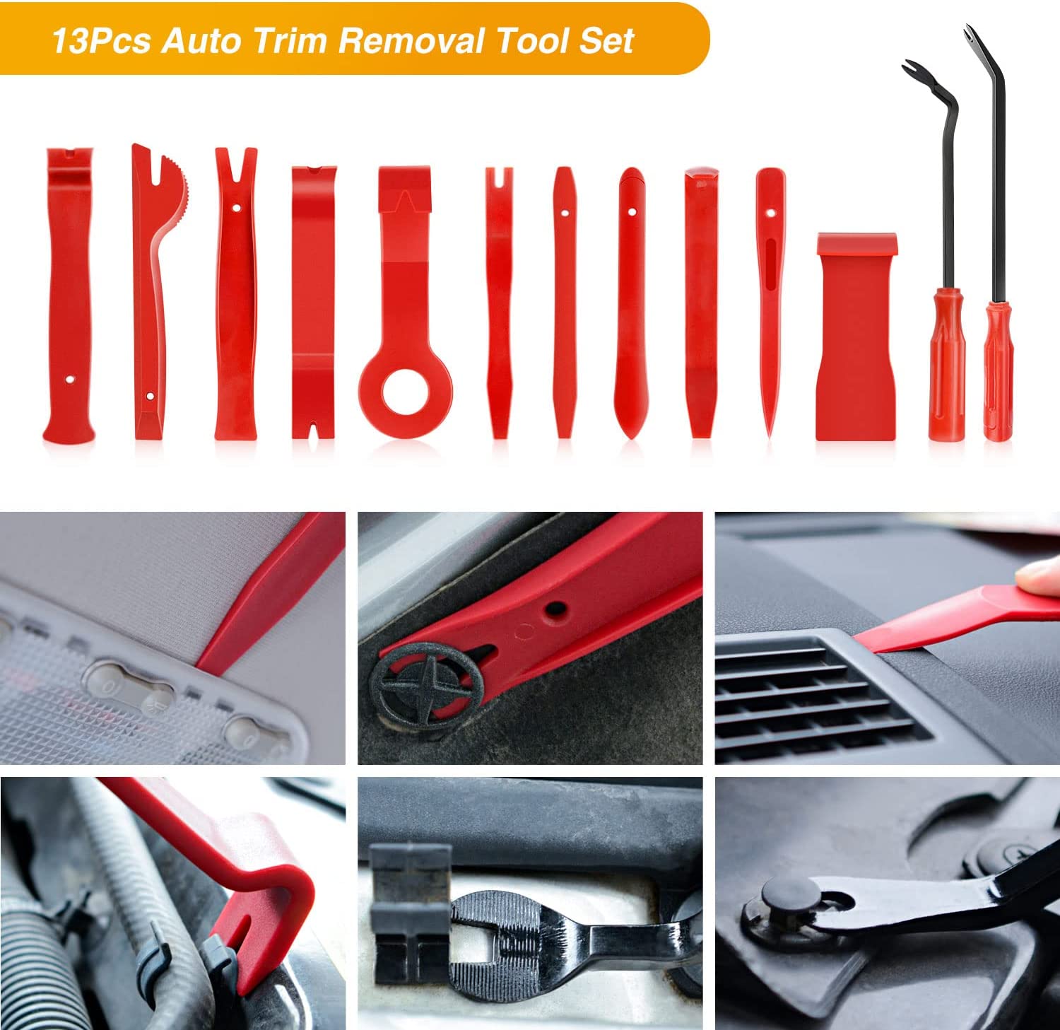 Auto Trim Removal Tool Kit Auto Panel Deur Audio Removal Pry - Temu