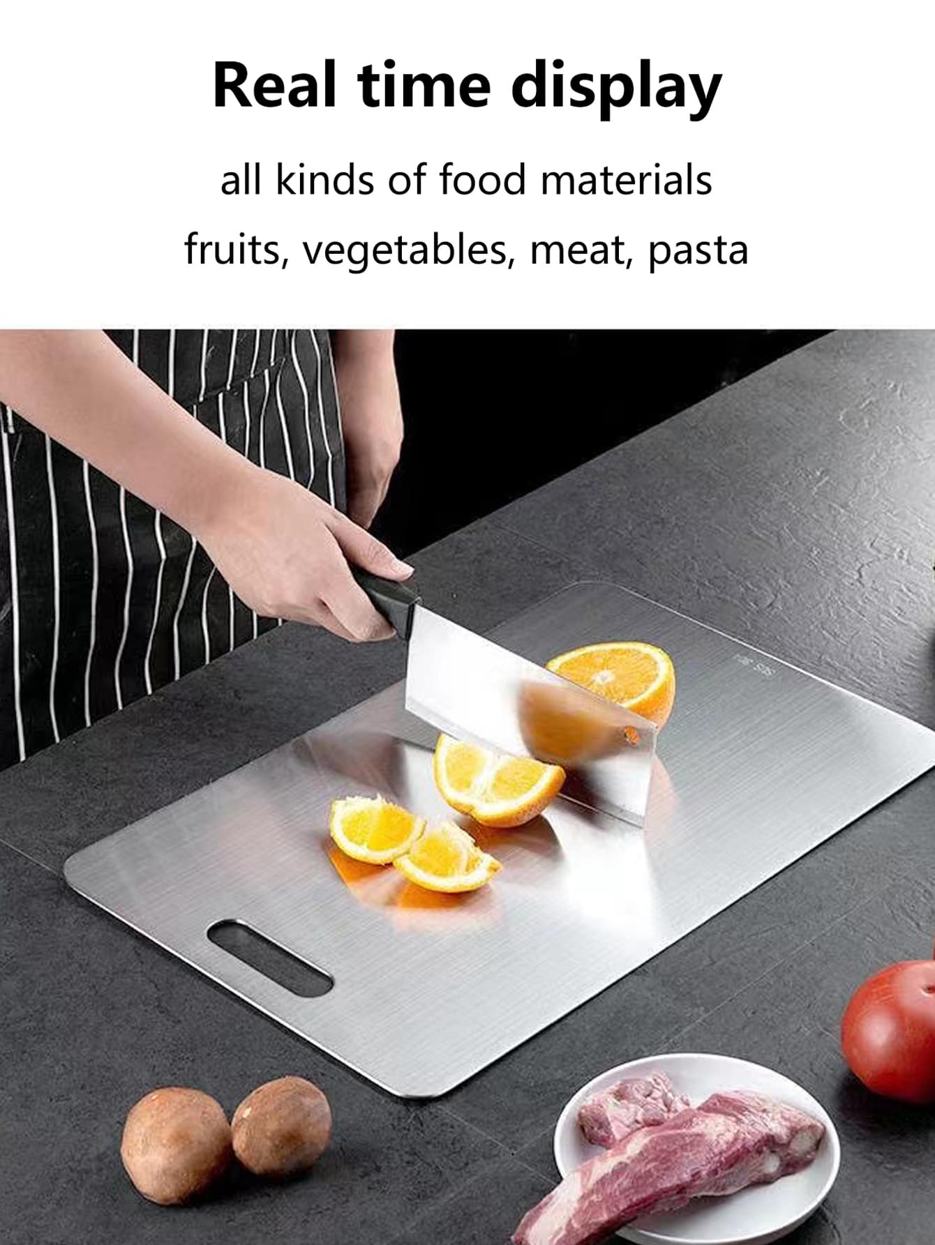 Material: Stainless Steel Fruits Vegetables,Meat Chopping Board