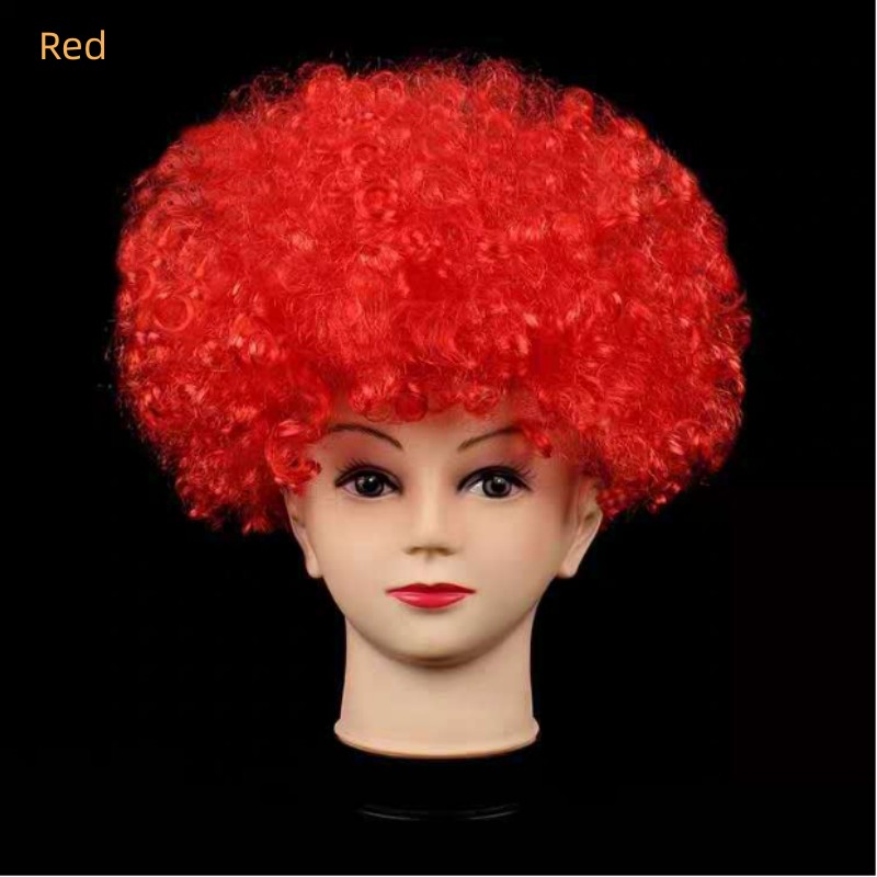 Parrucca riccia rotonda carnevale bambini adulti esplosione cappello per  capelli accessori per feste per bambini soffici divertenti Clown fan  acconciatura - AliExpress