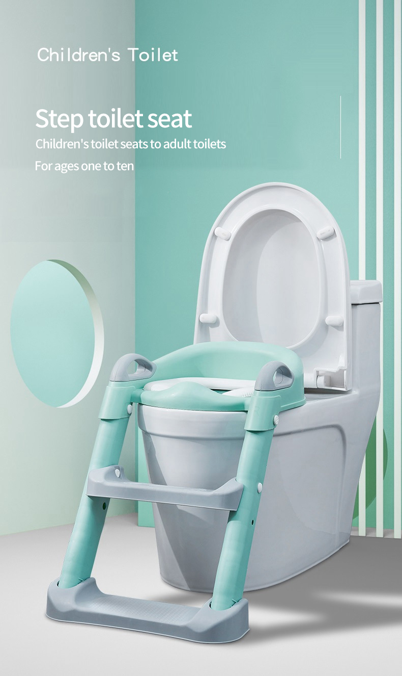 childrens step toilet seat childrens auxiliary toilet ladder details 0
