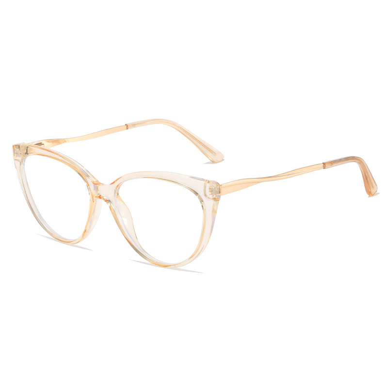 Tortoiseshell Block Frame Retro Clear Lens Light Blocking Glasses