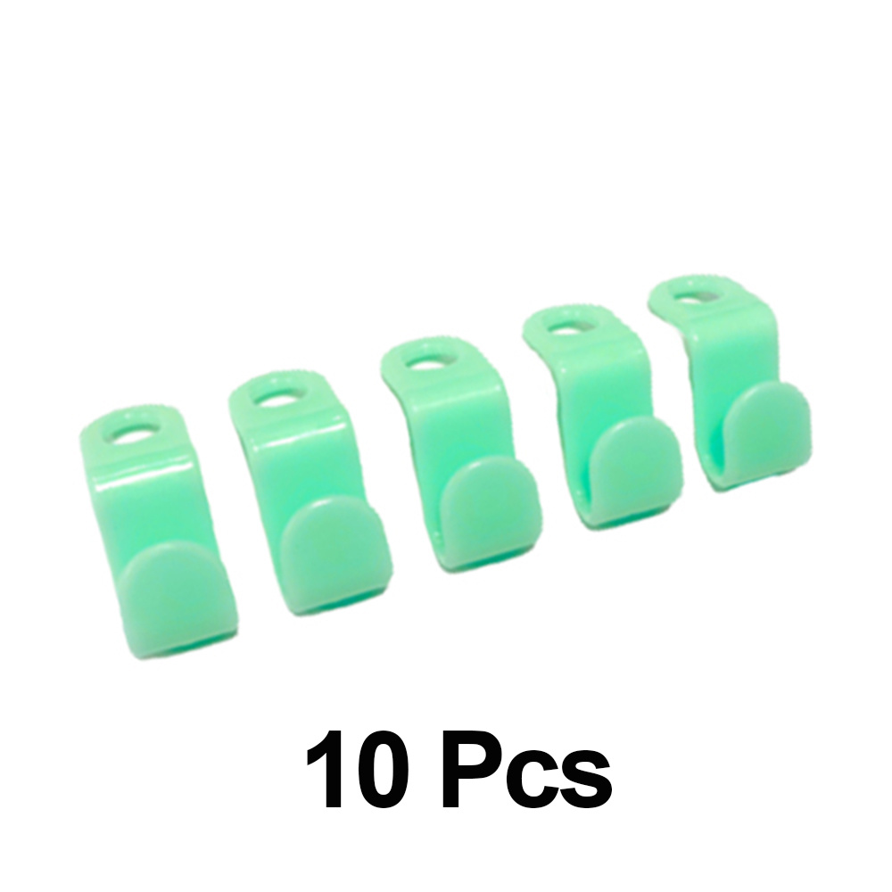 Qweryboo 50 Pcs Clothes Hanger Connector Hooks, Plastic Cascading Hanger Hooks Extender Hanging Clips for Clothes(Green 50), Size: 3.5