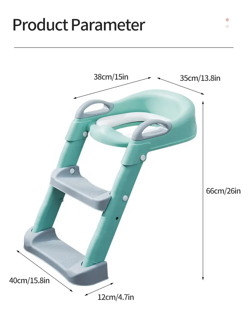 childrens step toilet seat childrens auxiliary toilet ladder details 6