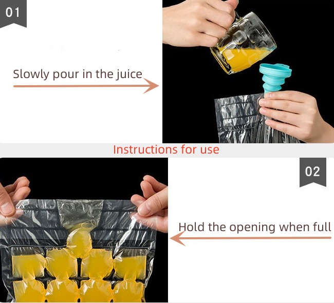 Self sealing Disposable Ice Cube Bags For Cocktails And - Temu