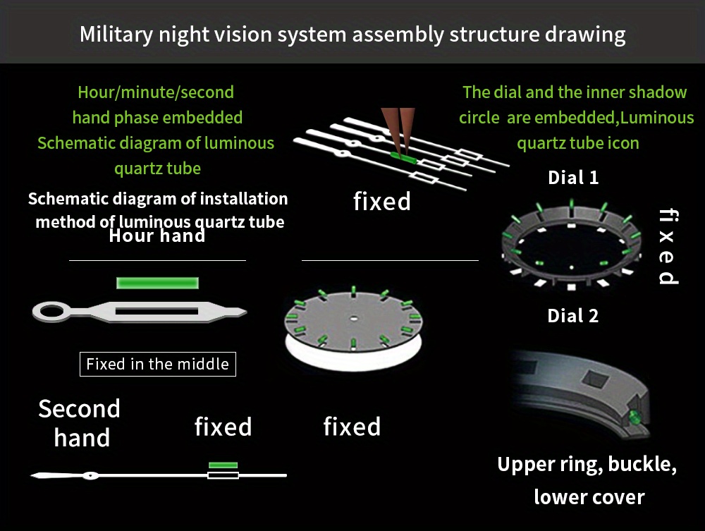 1 Reloj Addies Hombre, Reloj Táctico Militar Cuarzo, Reloj Moda  Estudiantes, Tubo Reloj Luminoso, Correa Cronógrafo, Calendario, Reloj  Montañismo Hombre, Alta Calidad Asequible