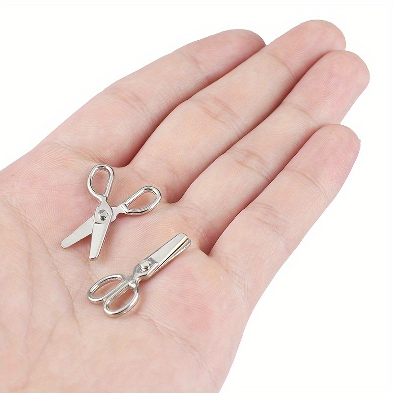 Doll House Mini Sewing Furniture Accessory, Silvery Small Scissors - Temu