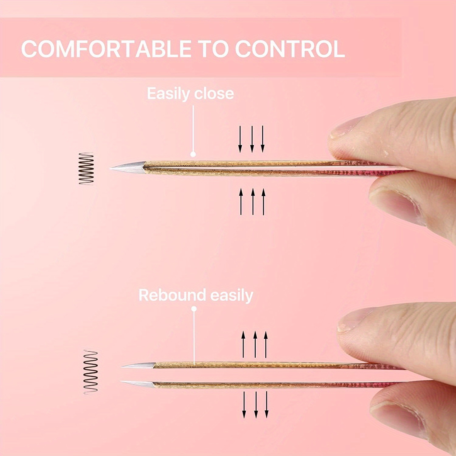 Premium Stainless Steel Eyelash Extension Nail Art Tweezers Temu