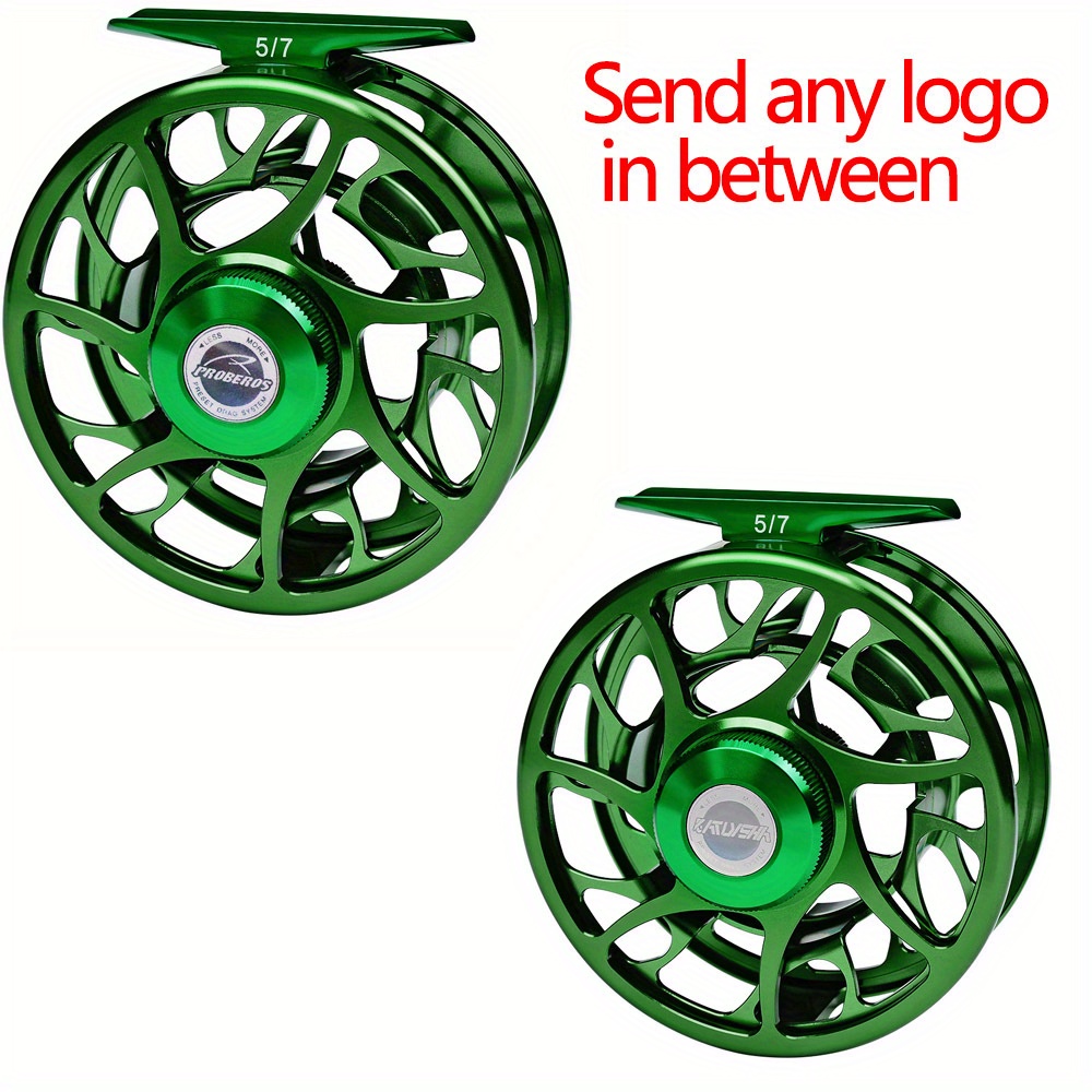 * Portable Aluminum Fly Fishing Reel - Lightweight and Durable Reel for  Bass, Trout, Freshwater and Saltwater Fishing