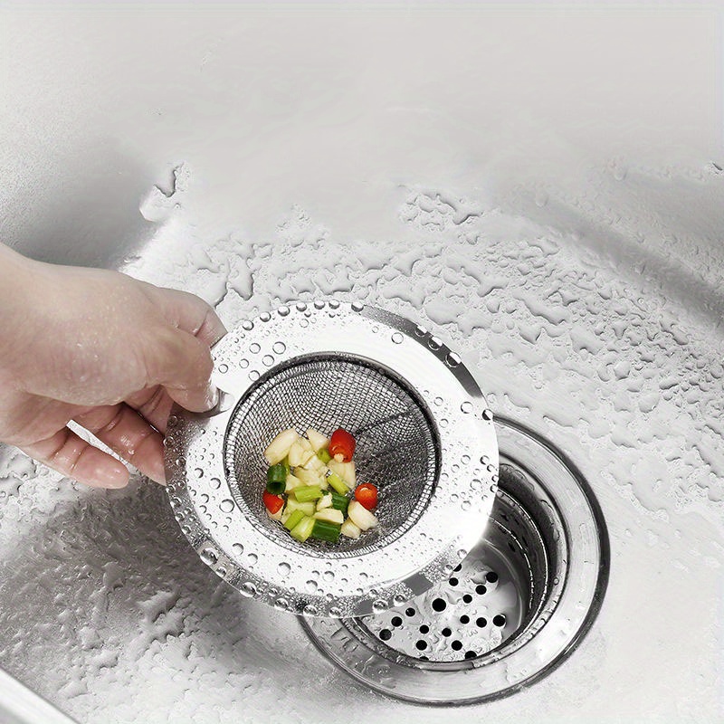 Stainless Steel Kitchen Sink Filter Screen Keep Sink Drains Temu