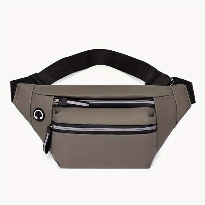 Simple Oxford Cloth Waist Bag Casual Large Capacity Crossbody Bag Mens  Mobile Phone Waist Bag - Bags & Luggage - Temu Australia