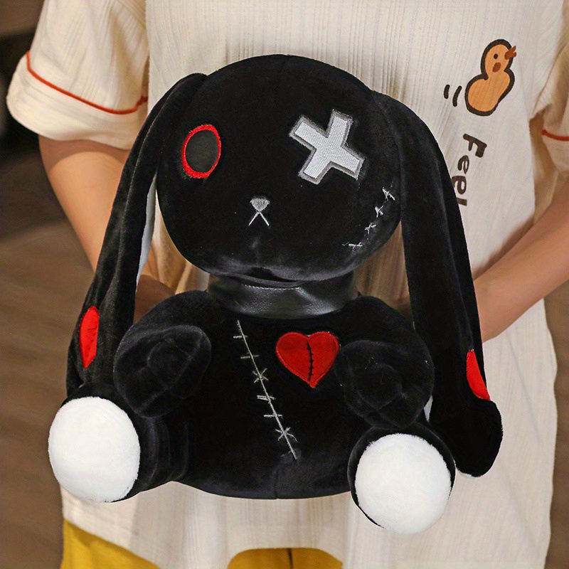 Goth Music Bunny Plush · Rabbit Plushie · Sewing on Cut Out + Keep