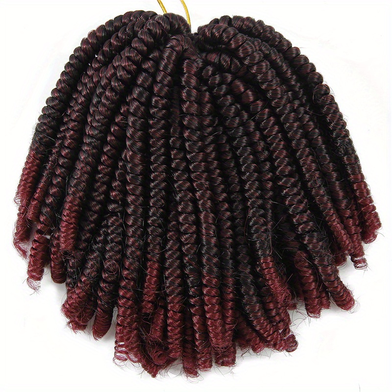 Fluffy Spring Twist Crochet Braids Hair Extensions Women Add