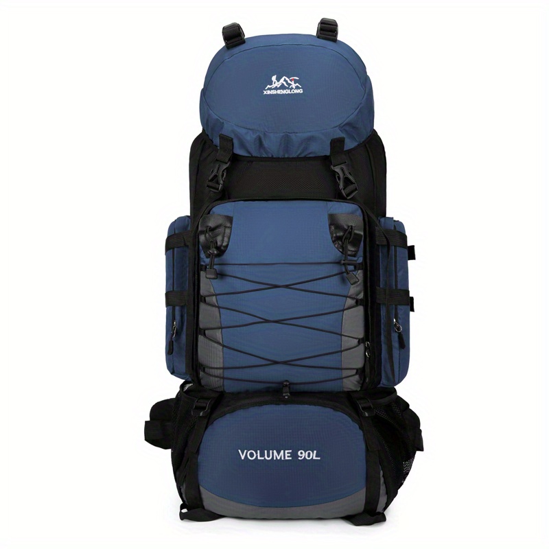 Image of 90l Large-capacity Backpack Men's And Women's Travel Backpack Travel Luggage Bag Outdoor Backpack Camping Mountaineering Bag