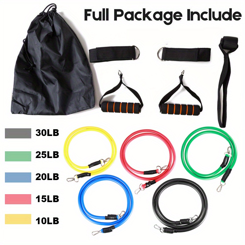 Ultimate Resistance Band Set For Full-body Workouts - Perfect For Yoga ...