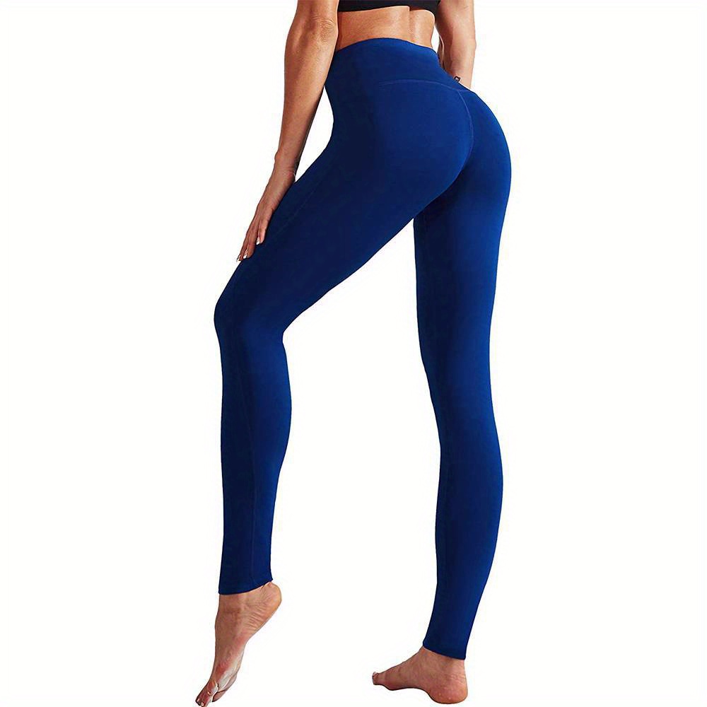 Workout High Waist Leggings Casual Butt Lifting Bodycon - Temu