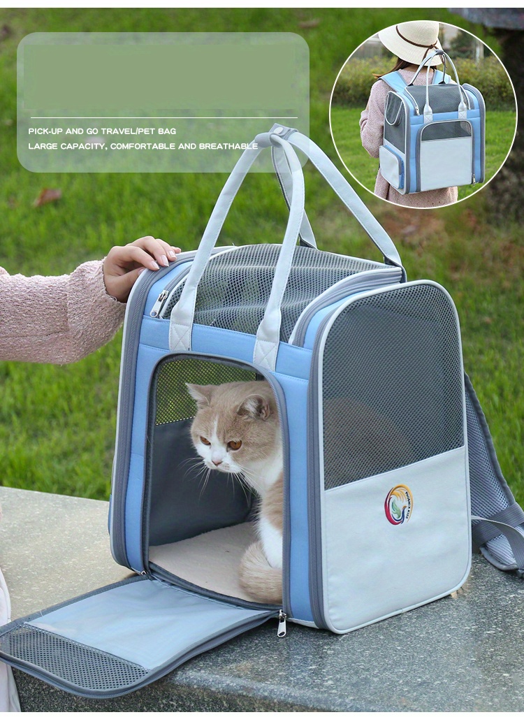 Travel In Style With Your Furry Friend: Expandable Airline-approved Cat ...