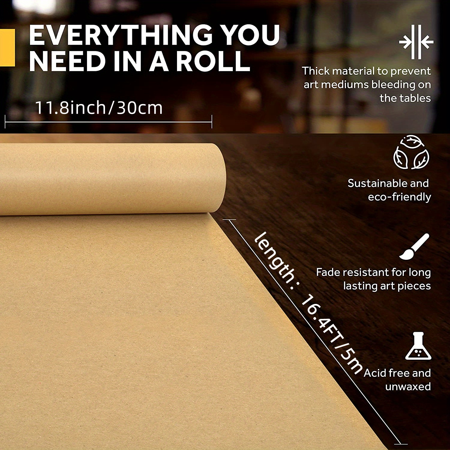 Kraft Paper Roll X 590made In The Usa Ideal For Packing - Temu Australia