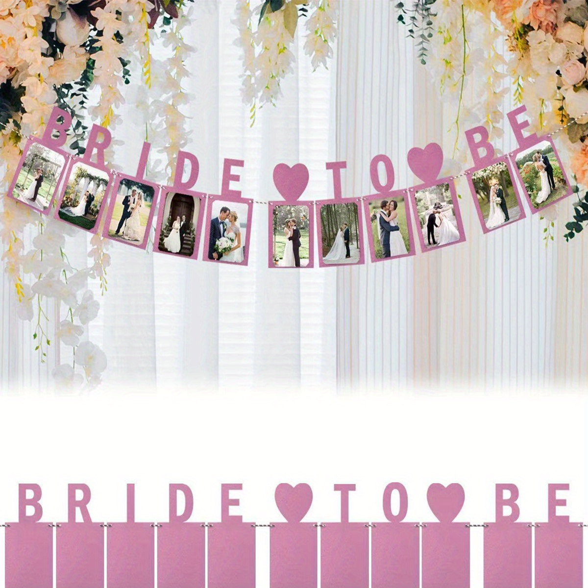 Bridal To Be Photo Banner, Bride Bunting, Wedding Decoration ...