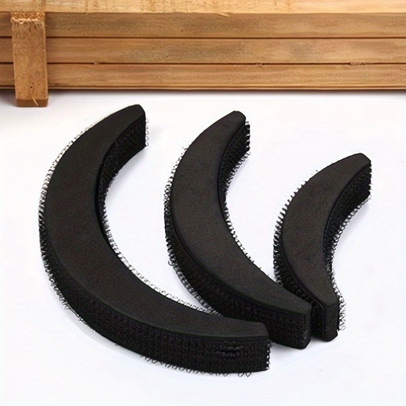 3pcs/set Woman Fashion Styling Hair Increased Fluffy Sponge Hairpin Hairpin Jewelry Crescent Shaped Hair Pad Hairdressing Tools