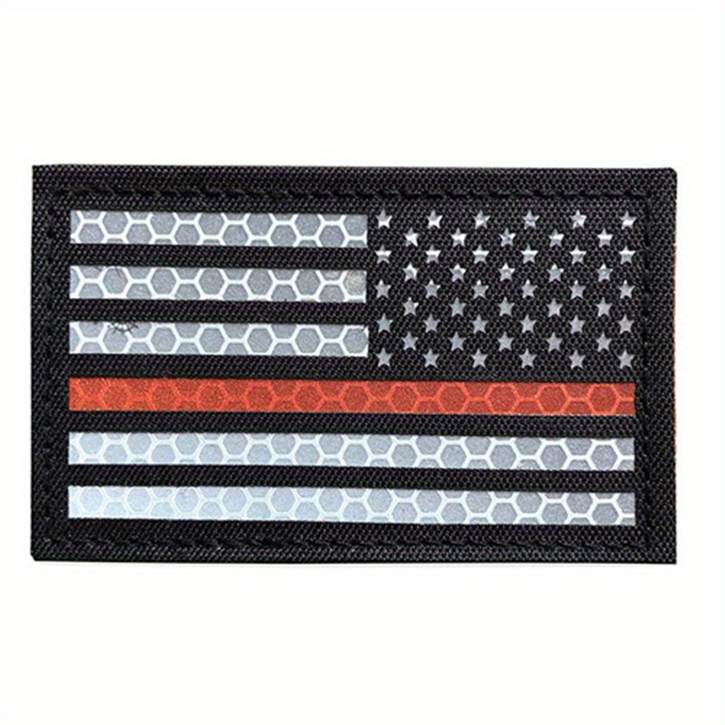 TAG Infrared American Flag Patch Military Uniform Velcro IR USA Flag for  Covert Combat Identification - Desert Tan - RIGHT