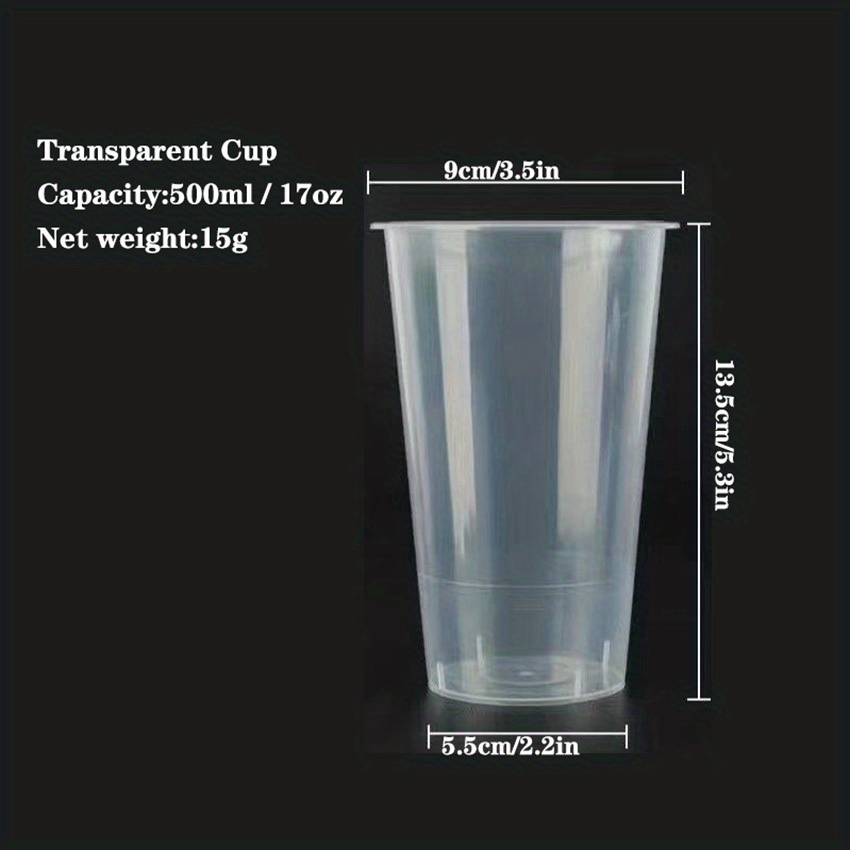 Transparent Plastic Coffee Cups  Transparent Plastic Cups 500ml